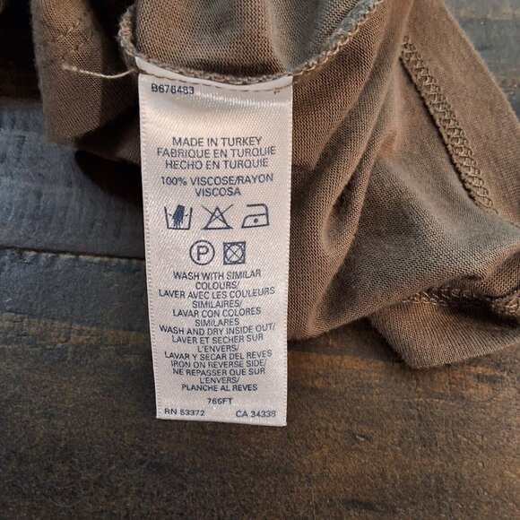 Y2K French Connection Sequined Babydoll Tank Top Sz S Brown Forest Fairy NWT - Picture 7 of 7